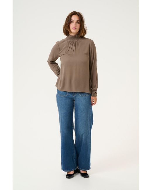 Kaffe Brown Bluse Trine