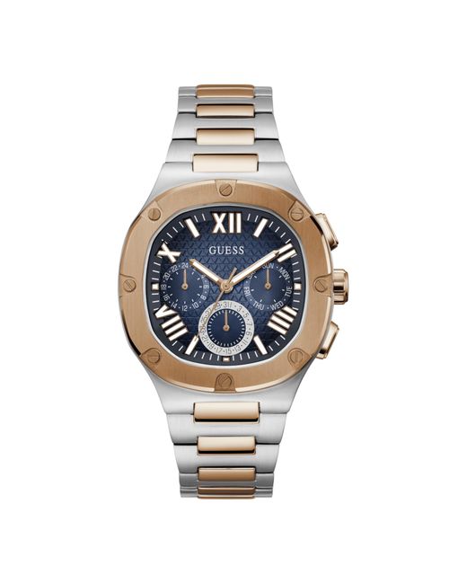 Guess Uhr Headline in Metallic für Herren