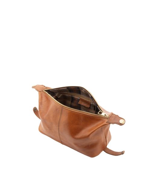 Viola Castellani Brown Clutch