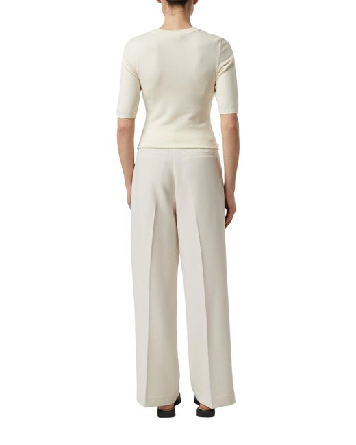 Comma, White Strickpullover