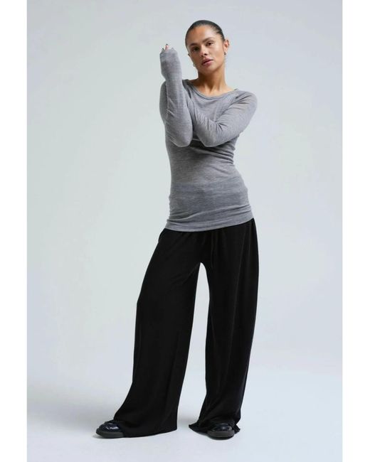 Seamless Basic Gray Shirt Jade