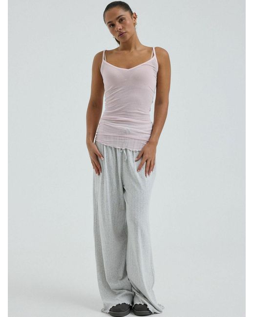 Seamless Basic White Top Cotton