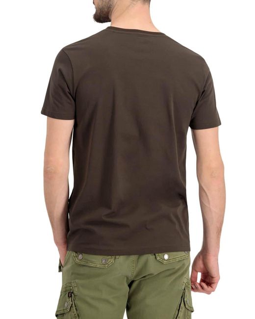 Alpha Industries Shirt Basic Logo in Black für Herren