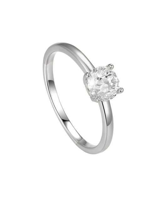 NANA KAY White Ring Classic Solitaire