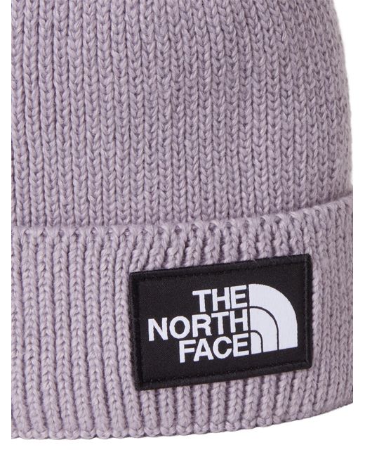 The North Face Purple Beanie