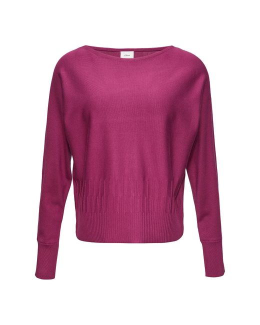 S.oliver Purple Pullover