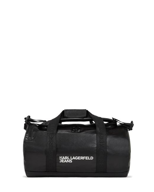 Karl Lagerfeld Black Weekender