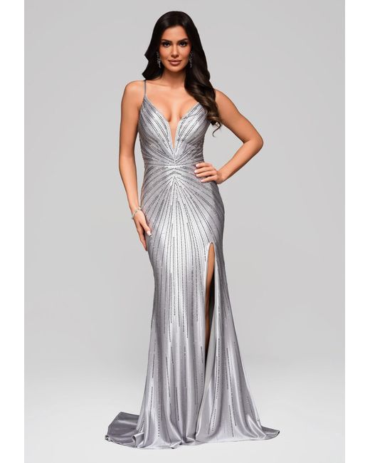 Ombre Metallic Kleid