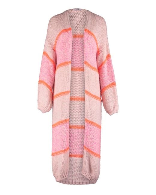 Hailys Pink Strickjacke