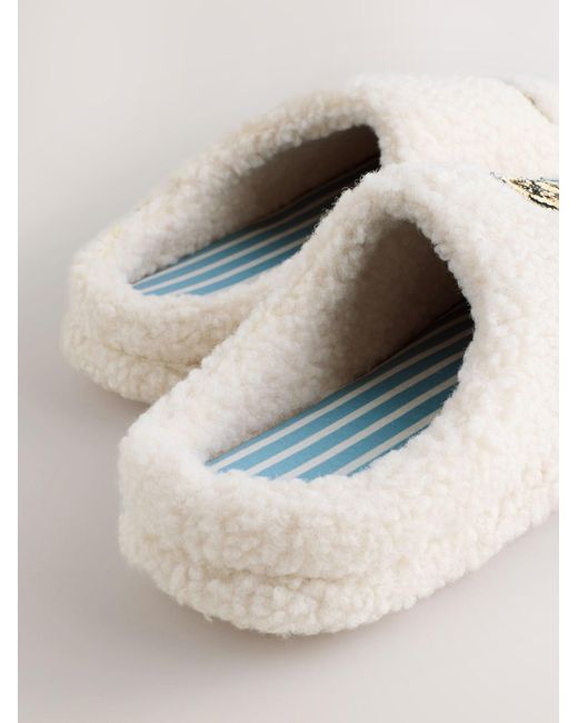 Next White Hausschuh