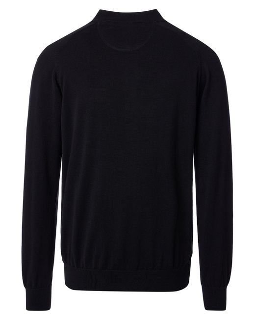 CASA MODA Strickjacke Basic in Black für Herren