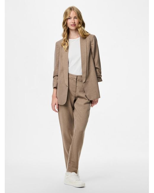 Pieces Brown Blazer Pcbosella