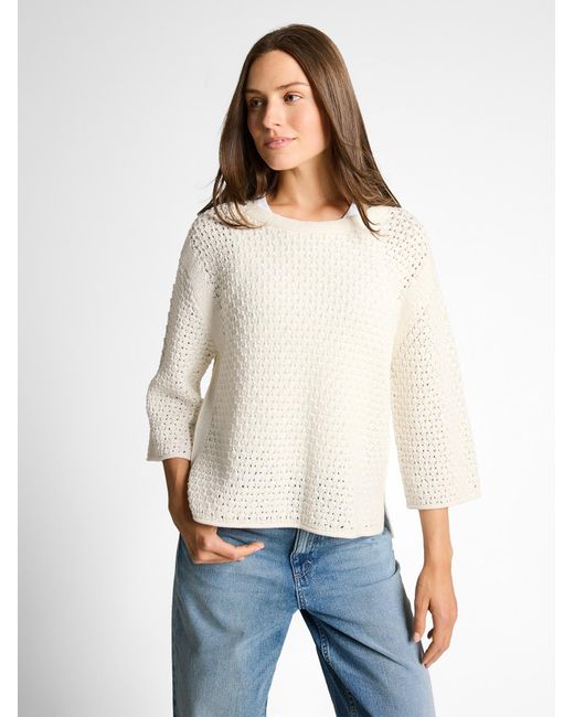 Tom Tailor White Pullover