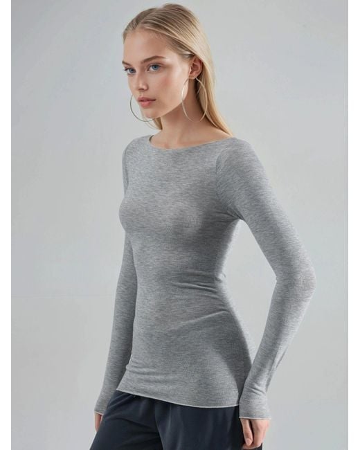 Busem Gray Bluse
