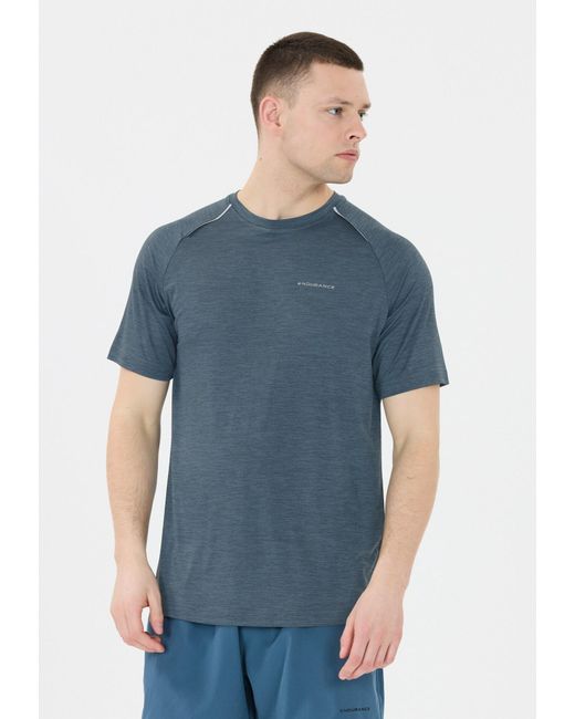 Endurance T-Shirt Abagael in Blue für Herren