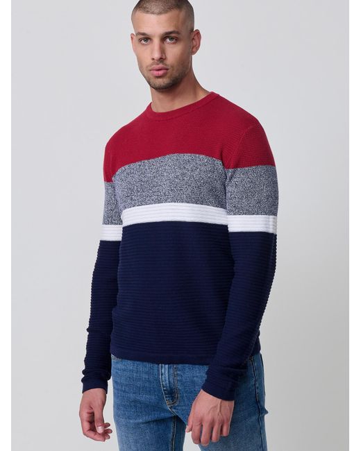 Koröshi Strickpullover in Blue für Herren