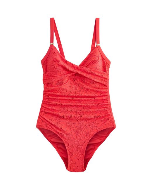 Next Red Shapingbadeanzug