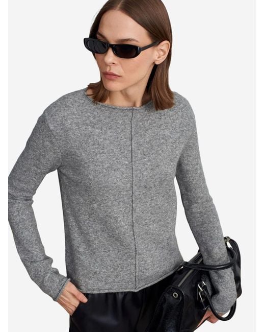 Dilvin Gray Pullover Pullover