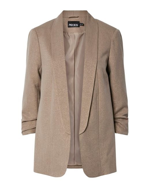 Pieces Brown Blazer Pcbosella