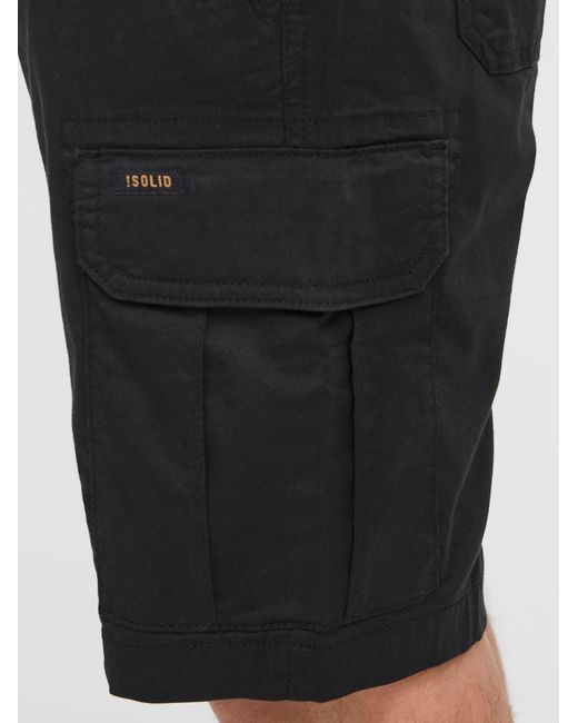 Solid Cargoshorts Sdkallant in Black für Herren
