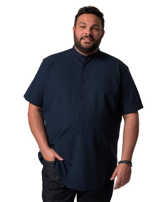 Men Plus Hemd in Blue für Herren