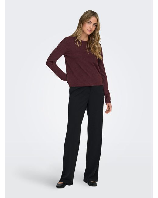 ONLY Purple Pullover Onlloyal