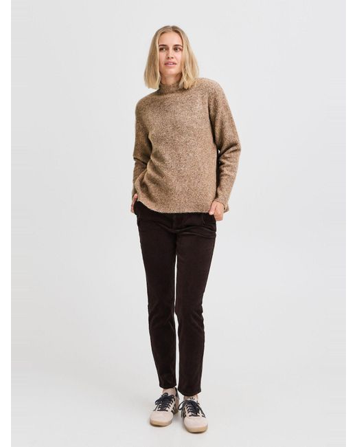 Pulz Brown Pullover Astra