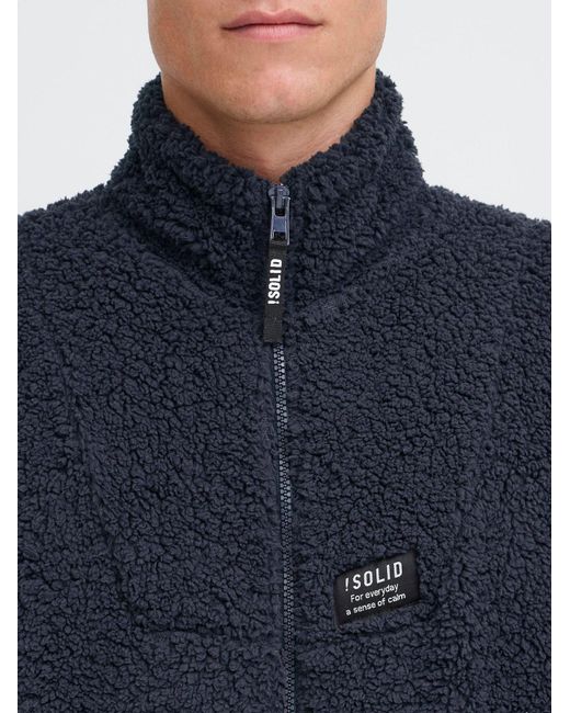 Solid Sweatjacke Sdpet in Blue für Herren