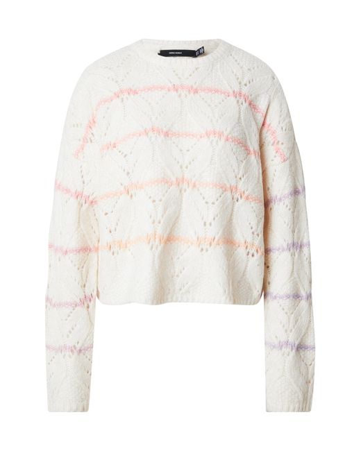 Vero Moda Natural Pullover Vmnew Hatty