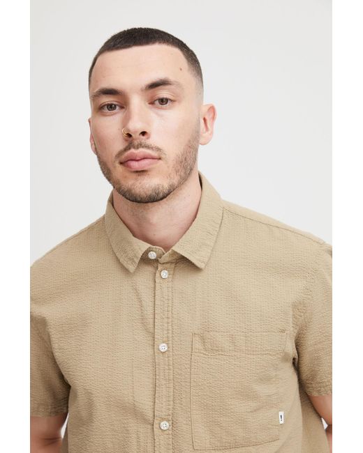 Solid Hemd Frevne in Natural für Herren