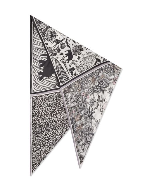 Codello Metallic Dreieckstuch Seidentuch