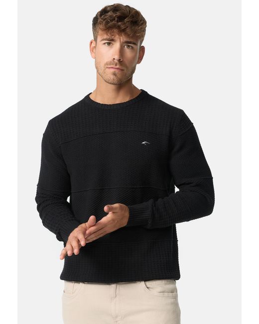 INDICODE Pullover Justice in Black für Herren
