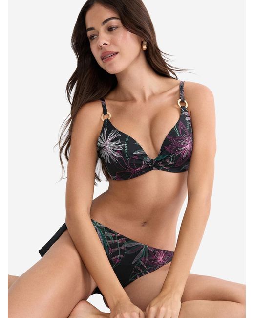Triumph Black Bügel-Bikini-Top Label Summer Tropics