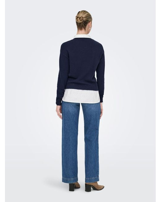 ONLY Blue Pullover Onldagmar