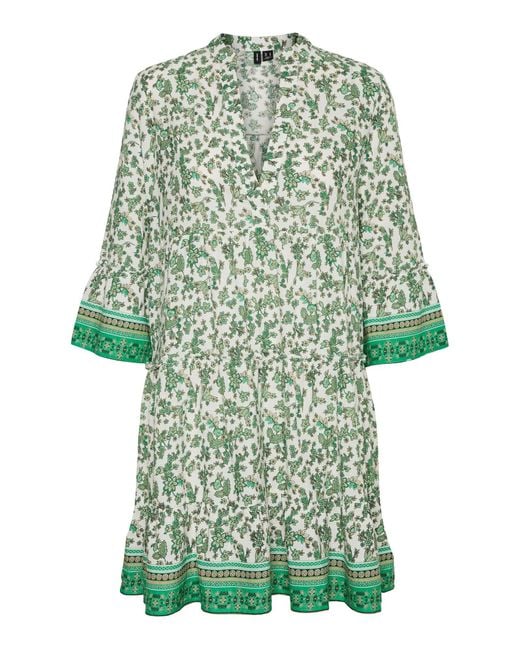 Vero Moda Kleid 'milan' in Grün | Lyst DE