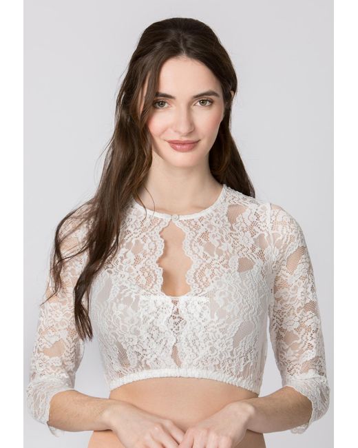 Stockerpoint White Trachtenbluse 'Smilla'