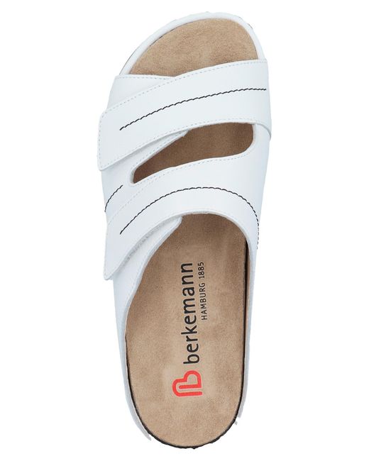 Berkemann White Pantolette Daria