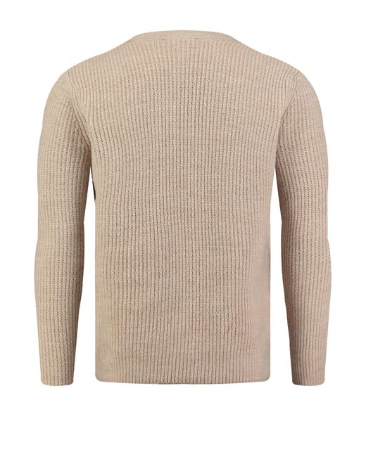Key Largo Pullover Klglasgow in Natural für Herren