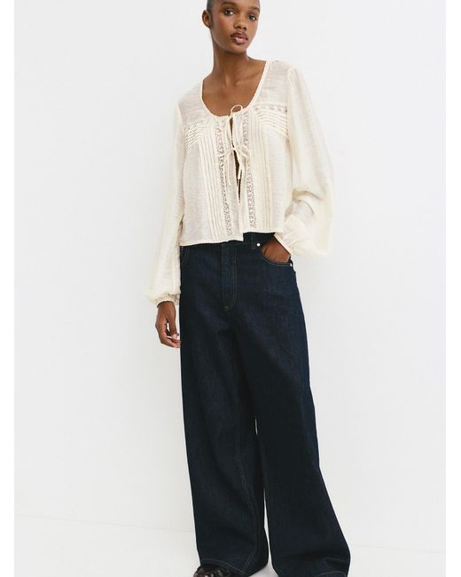 Pull&Bear White Bluse