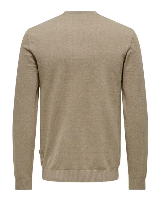 Only & Sons Pullover Onsloui in Gray für Herren
