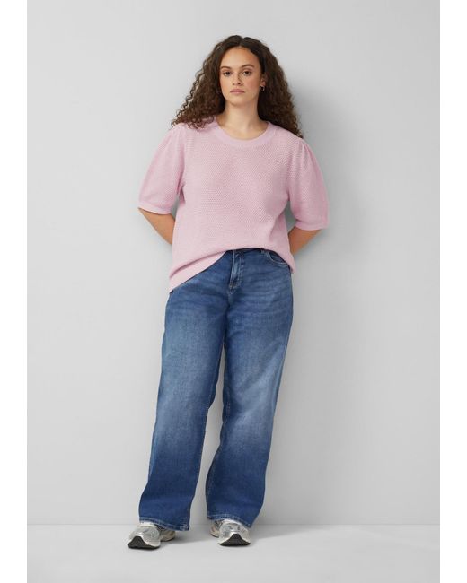 QS Pink Strickpullover