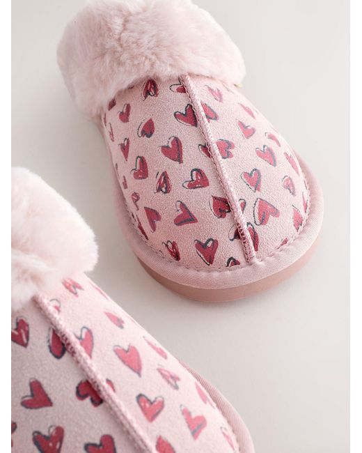 Next Pink Hausschuh