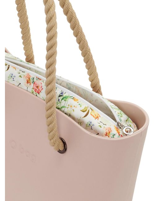 O bag Pink Shopper Tasche Wasserabweisend, Mit Innentasche