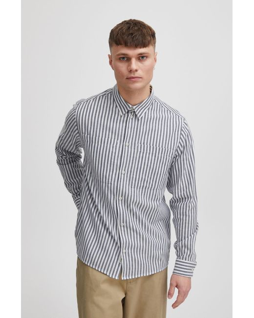 Solid Hemd in Gray für Herren