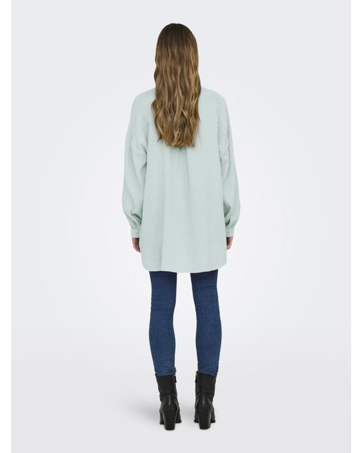 ONLY Blue Bluse Onlthyra
