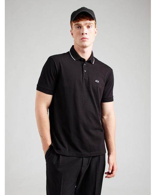 ARMANI EXCHANGE Poloshirt in Black für Herren