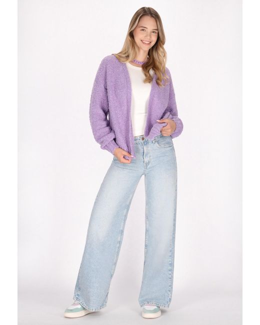 myMo Purple Strickjacke
