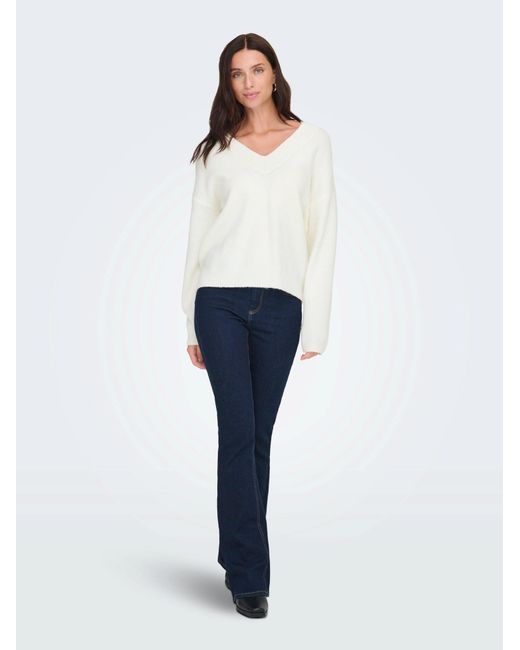 Jdy White Pullover Silja