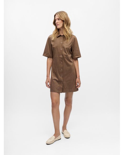 Object Brown Kleid
