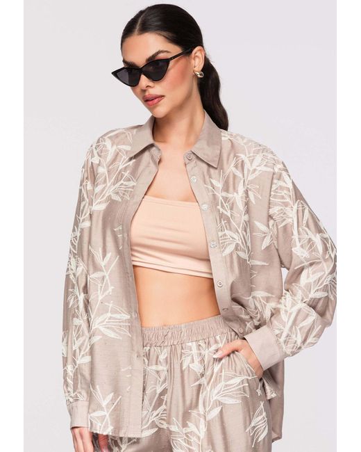 Ombre Natural Bluse